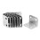 Stainless Steel Corner Braces Angle Brackets Silver Tone 8PCS 8