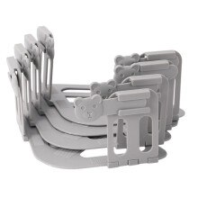 Lakenhalter 4er Set mit Verschlussstreifen, Robuste Bettlakenverschlüsse für Alle Matratzengrößen, Matratzen, Decken, A