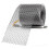 Gutter Guards, Gutter Blade Guards, Aluminum 5 x 21 Inch Blade Filter Gutter Protection Roller, Gutter Cover Screens 2