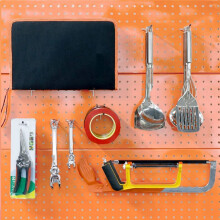 50 Pcs Pegboard Hooks for Garage Organization Wall Storage Tool Organizer Fits 1/4Inch 1/8Inch Pegboard with Cap 4Inch
