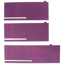 Wandmontiertes Kristall Bildschirm für äTherische ÖLe, Halbmond Regal Aus Holz, Mondhalter, Wand Dekoration für Schlafzimmer (C)
