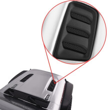 Stainless Steel Engine Hood Vents Grille Decoration Etching Sheet for 1/6 RC Crawler Car Axial SCX6 Upgrade Parts