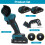 2 in 1 Cordless Mini Circular Saw & Angle Grinder - Brushless Motor 11