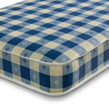 (European Small Single (80CM by 200CM)) 6.5" Deep Checked Print Luxury Budget Spring Mattress