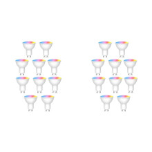 20PCS Tuya WiFi GU10 LED Light Bulb Dimmable 6W 220V Life App Control Spotlight Bulb Works with Alexa