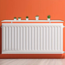 (Variant1) 90cm White Radiator Shelves, Including Easy Fit Brackets Shelf sizes