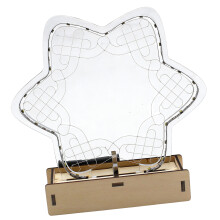 Lampe de nuit décorative de bureau en bois, jouet de projet
