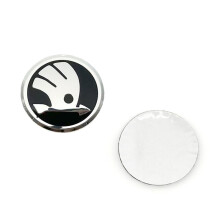 2025 SK05 - 60MM Set van 4 wieldoppen, compatibel met Skoda, zilver, enkele maat
