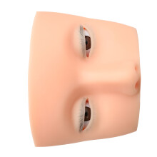 Tête d'entraînement ergonomique pour faux-cils recourbés