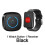 2X Wireless Watch Button Pager Emergency SOS Pager Emergency Call Button US Plug Black 3