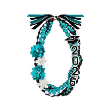 Commencement Braided Cord For Graduate Lei Colorful Tassels-A