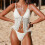 Two Piece Swimsuit Quick Drying Fabric Texture Low-Black S 7