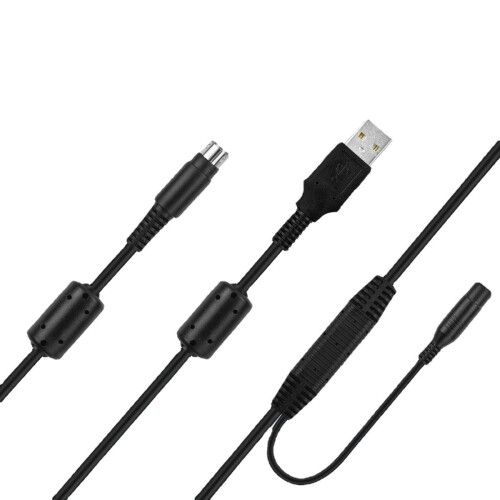 Kamera strømkabel datakabel kompatibel med Logitech CC2900e/3500e/2900ep/3000e/PTZ Pro