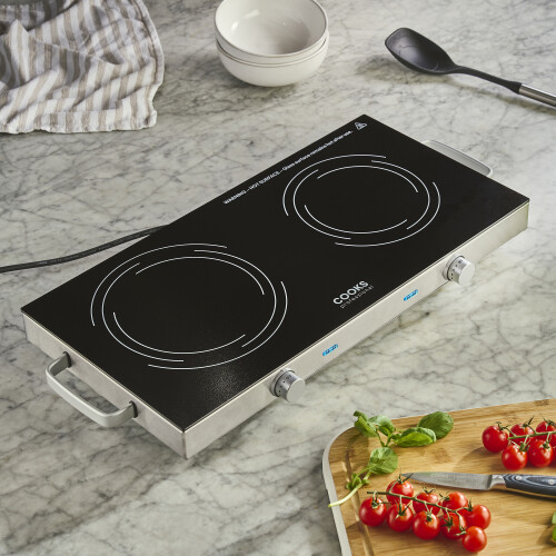 Cooks Professional (Double hob) Cooks Professional Electric Ceramic Hob 1
