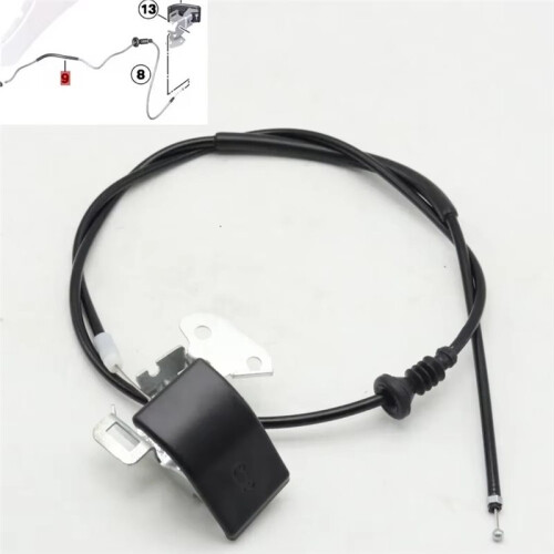 Car Rear Engine Hood Lock Release Pull Handle Cable for  Countryman R60 2009-2016 PACEMAN R61 2011-2015