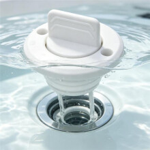 4 Stuks Witte Twist-Lock Marine Afvoerklep - Universele 40-43mm Afvoerklep, Geschikt voor Opblaasbare Botten, Kajaks, Jachten