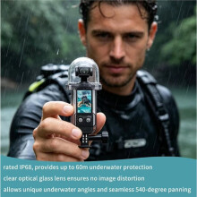 Waterdichte Duikbehuizing voor Pocket 4 60M Onderwater Duik Beschermhoes Actiecamera Accessoires
