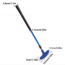 Adjustable Telescopic Putter Practice Set with Putting Hole, Flag & 4 Balls, Indoor/Outdoor Training Kit