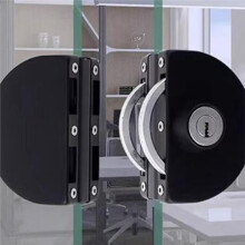 Glazen Deurslot met RVS Dubbele Bouten Swing Push, voor de Meeste Glazen Deuren met 3 Sleutels, Geschikt voor 8 Tot 12 mm Glas