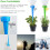 Adjustable Dripper Automatic Watering Kit Automatic Drip Irrigation System Kit Plant Watering Device 7
