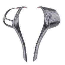 Para Qashqai J11 X-Trail Teana Altima 2013-2018 Fibra de Carbono do Volante Interruptor do BotãO da Tampa da Tampa do Acabamento