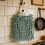Quick Drying Polyester Kitchen Hand Towel With Hanging-Purple 8