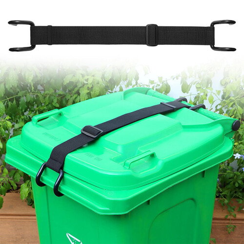 Windproof Trash Can Lid Fastener Strap Wear Resistant-2 items 2