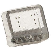 Doorzichtige waterdichte doos voor buitenstopcontact Plastic-3