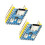 2 Stuks RP2040-Zero RP2040 voor Raspberry Pi Microcontroller  Ontwikkelingsbord Module Dual-Core M0+ Processor 4