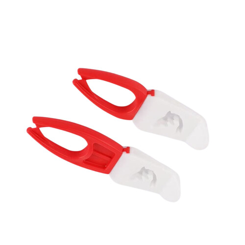 Elastische universele hengelhouder met dikke-Wit rood