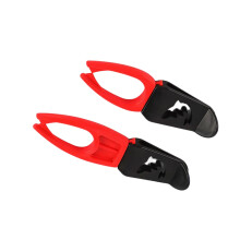 2 stuks antislip rubberen hengelstandaards met-Zwart rood