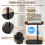 Side Table Adjustable Height Wooden Top Portable Stand 6