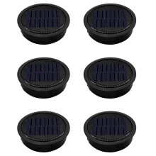 6 Opakowanie  Solar Light Replacement Top do Lamp WisząCych na ZewnąTrz, Mocniejsze, Bardziej Energooszczędne