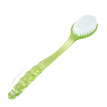 Long Handled Body Bath Shower Back Brush Scrubber Massager Disability Helper Green