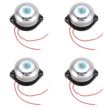4pcs 55mm Diameter Fire Alarm Electric Gong Bell AC 220V