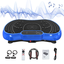Vibration Plate Exercise Machine Shaker Plate Full Body Fitness 99 Levels Blue