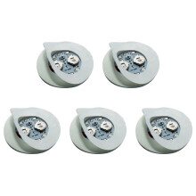 5PCS LED Coaster Luminous Bottle Stickers Lights Lamps for Xmas Bar KTV Wedding Party Cocktail Drink Cups Vase Decor A