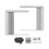 Window Air Conditioner Side Panels with Frame, Adjustable Insulation AC Side Panel for BTU Window AC Unit,Frame Included 1