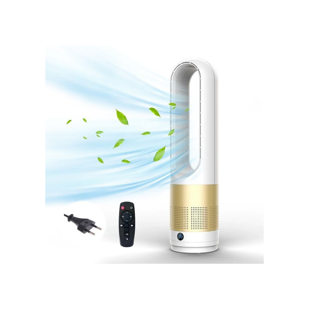 18 Inch Bladeless Tower Fan, Multicolour, Remote Control, Quiet Cooling Fan with 8 Hour Timer for Home Office