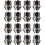 Σετ παξιμαδιών ζάντας αλουμινίου M12 x 1,5, 19 mm εξαγωνικό, κωνική ροδέλα σ 1