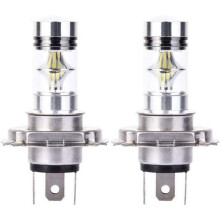 2x żarówki H4 LED do reflektorów 100W 6000K Zimna biel Super jasne światło do konwersji reflektorów samochodowych na oświetle