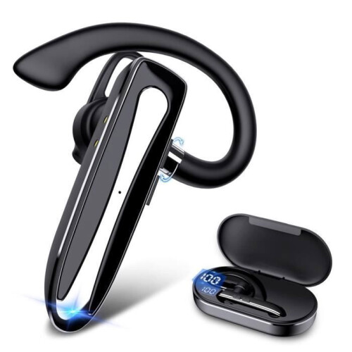 Ασύρματα ακουστικά Bluetooth για κινητά τηλέφωνα, ακουστικά Hands Free με θήκ