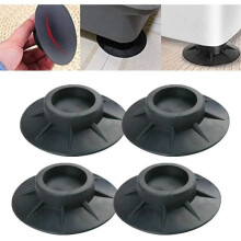 Vibrationsdämpande tvättmaskinsunderlägg, 4-pack stötdämpande och bullerdämpande fotstöd för tvättmaskin och torktumlare