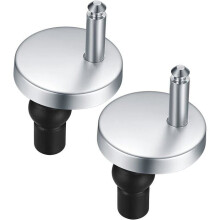 Uniwersalne zawiasy do deski sedesowej Top Fix 45 mm, zestaw zawiasów WC ze stali nierdzewnej i gumy, 2 sztuki wymiennych ele
