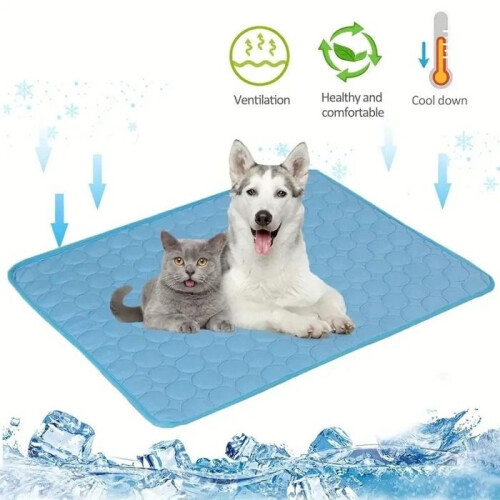 XL Αυτοψυχόμενο Χαλί για Κατοικίδια 100 x 75 cm, Αυτόματη Ενεργοποίηση Ψυκτ