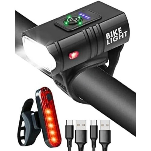 Σετ φώτων ποδηλάτου Lumiere Velo 1600 Lumens, επαναφορτιζόμενα φώτα εμπρός και
