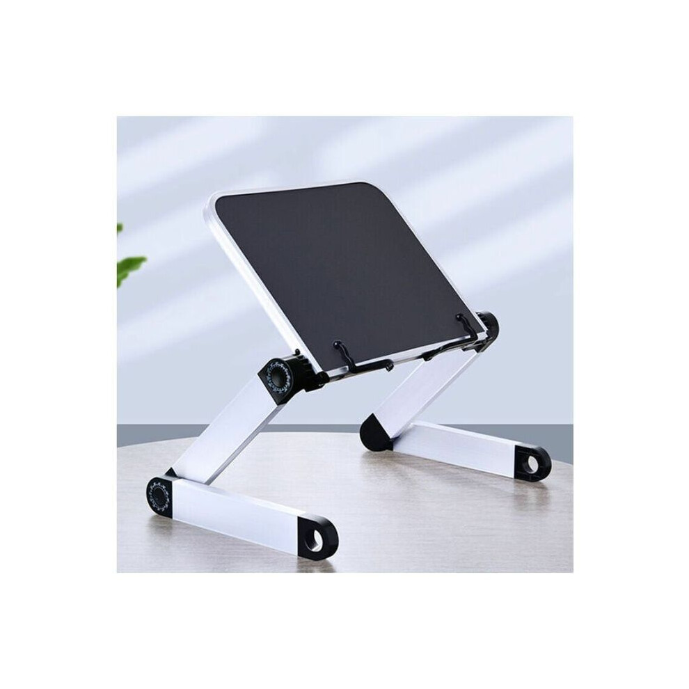 Adjustable Book Stand, Black Folding Reading Holder, 360 Degree Rotating Tiltable Support for Desk and Study