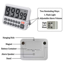 5X Digital Kitchen Timer, Large Display Cooking Timer Cycle Count /Down Timer with Digits Directly Input, Loud Alarm