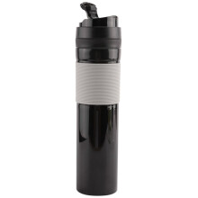 Coffee Maker French Press Travel Coffee Mug Portable Tea and Coffee Maker Bottle, Hot and Cold Coffee Brewer