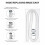 Pool Replacement Hose with Metal Clips, Flexible Polyethylene Plastic Swimming Pool Accessory for Filter Pumps 2